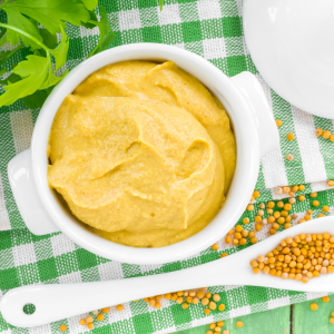 Mustard in jar