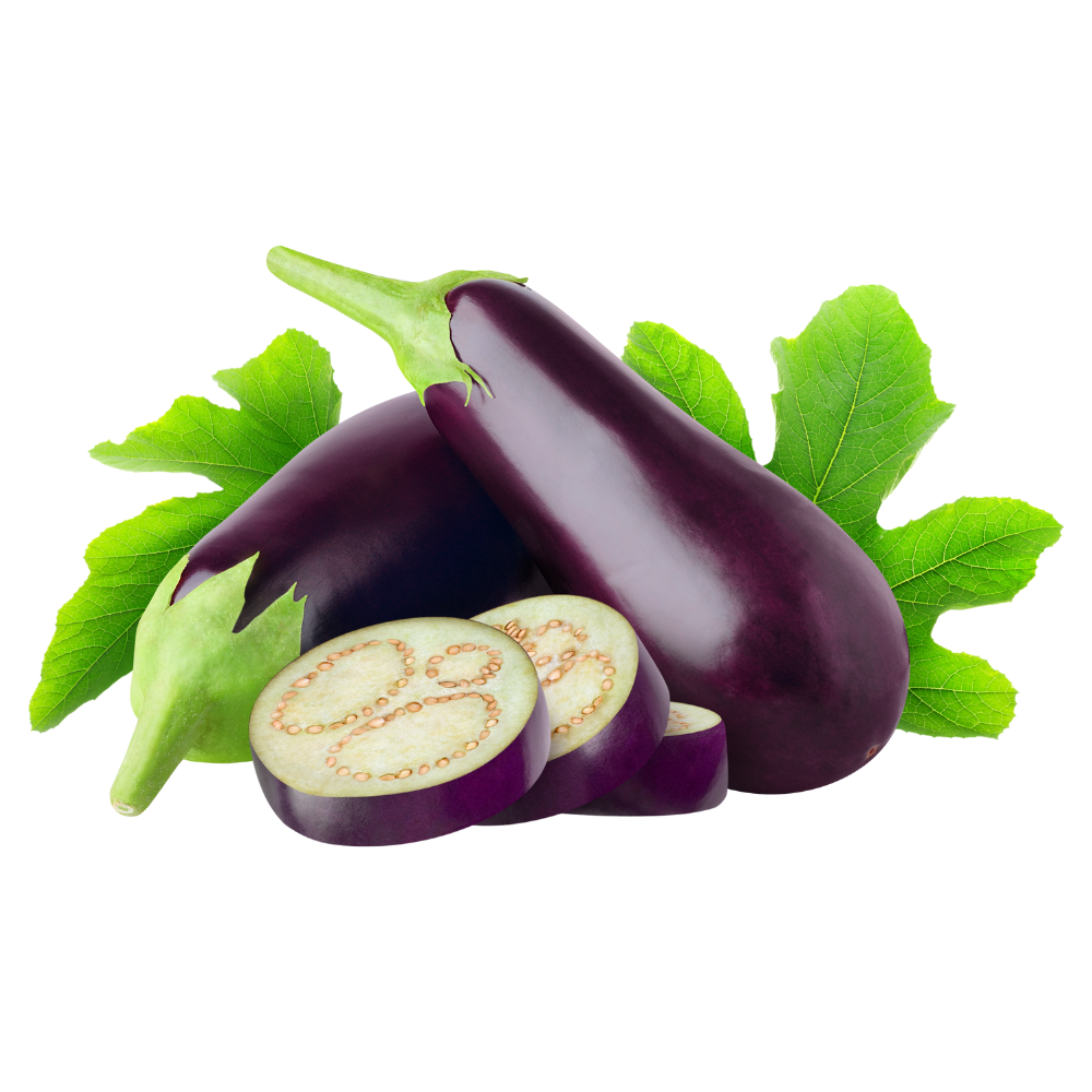 Sliced Eggplant